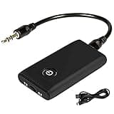 Bluetooth Adapter Audio 5.0,2 in 1 Mini Wireless Sender Empfänger, Bluetooth Transmitter Adapter and Receiver für Kopfhörer HiFi Lautsprecher Radio Auto TV PC Laptop Tablet MP3 /MP4