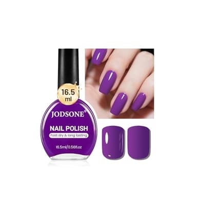 JODSONE 16,5 ml lila Nagellack großes Volumen schnell trocknender Nagellack, schnell trocknender und lang anhaltender Farbe Nail Art DIY Home Maniküre Geschenk für Frauen