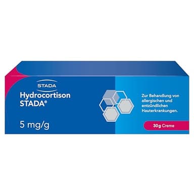 Hydrocortison STADA 5 mg/g Creme, zur Behandlung von entzündlichen, allergischen und juckenden Hauterkrankungen mit geringer Symptomausprägung
