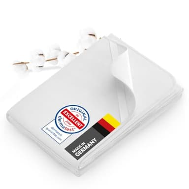 Dreamzie - Molton Matratzenschoner 180x200 Baumwolle 300 GSM - mit 4 Eckgummis