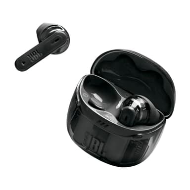 JBL Tune Flex Ghost 2, Kabellose Bluetooth-In-Ear-Ohrhörer mit Noise-Cancelling, 48 h Wiedergabezeit, IP54 wasser - und staubgeschützt, Multipoint-Verbindung, Ergonomisches Design, Black Ghost