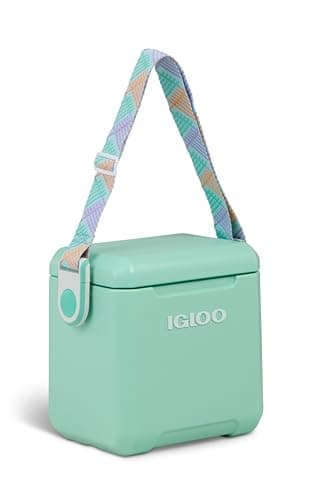 IGLOO Tag Along Too Passive Kühlbox, 10,4 Liter - Kompakte und Tragbare Kühlbox mit Schultergurt für Outdoor-Aktivitäten