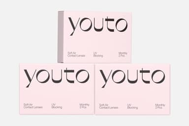 youto Monatslinsen weich, 6 Stück,sphärische Kontaktlinsen, UV Schutz und Hohes Trageg efühl, BC 8.5 mm, DIA 14.0 mm