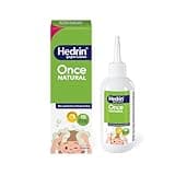 HEDRIN Once Natural, Läusemittel mit natürlichen Inhaltsstoffen zur schonenden Behandlung von Kopfläusen, ohne Pestizide, ohne Alkohol, ohne Duftstoffe und ohne Silikone – hypoallergen - 100ml Lotion