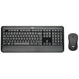 Logitech MK540 Advanced Kabellose Tastatur und Maus Combo für Windows, 2,4 GHz Unifying USB-Empfänger, Sondertasten, 3 Jahre Batterielaufzeit, Für PC, Laptop, QWERTZ-Layout - Schwarz