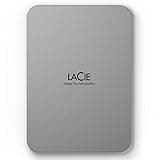 LaCie Mobile Drive Moon 2TB tragbare externe Festplatte, 2.5 Zoll, Mac & PC, silber, inkl. Data Rescue Service, Modellnr.: STLP2000400
