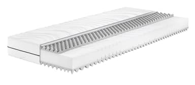 Badenia Trendline BT260 7-Zonen Kaltschaummatratze, Stiftung Warentest Testurteil GUT Ausgabe 03/2022 , Härtegrad 4 (H4 - fest), 100 x 200 cm, Öko-Tex Zertifiziert