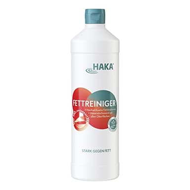 HAKA Fettreiniger Nachfüller, 1L, Fettlöser für Küche, gegen Eingebranntes & Fett, ideal für Grill, Backofen & Dunstabzugshaube, vegan, materialschonend, ohne aggressive Chemie