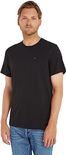 Tommy Jeans Herren Tjm Xslim Jersey Tee Dm0dm04411 Langarmhemd, Black (Tommy Black), L EU