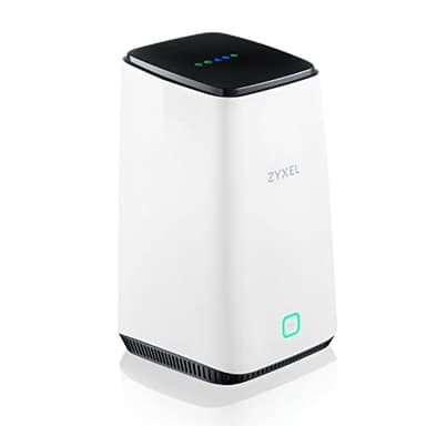 Zyxel Zyxel 5G Router mit SIM-Karte | 5G NR 4.67 Gbps | WiFi 6 AX3600 Indoor Router | App or Nebula Cloud Management | Teilen Sie WLAN mit 64 Geräten | Dual WAN Failover [FWA510]