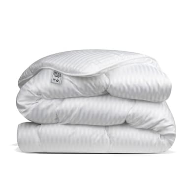 Avenue – Waschbare Bettdecke ohne Bezug – Einzelbettdecke 140 x 200 cm – Antiallergisch – Wolkenweich – Weiß – Ganzjahresdecke – Waschbar bei 60 °C