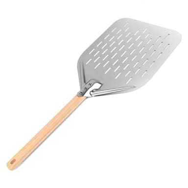 VFANDV Premium Pizzaschieber, 40x30cm Pizzaschaufel Pizzaschieber Aluminium mit Großer Fläche & Abnehmbaren Griff, Profi Pizzaschaufel/Pizzastein Rechteckig