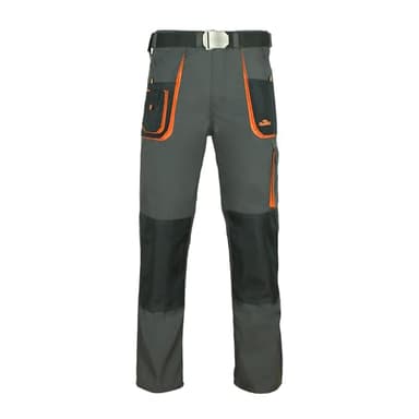 ART.MAS Arbeitshose Multifunktion Bundhose Cargo Handwerker 270g/m2, Classic (50, Graphit/orange)