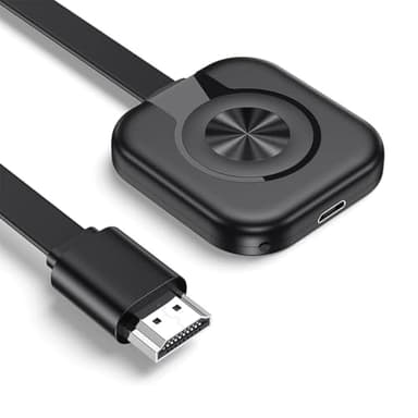 Wireless HDMI Adapter,4K HD Wireless Display Adapter Wi-Fi Dongle mit Screen Mirror,Kabellos HIFI Miracast Display Dongle für Miracast/DLNA/Air Play mit TV/Beamer/Phone/Tablet/Laptop/Monitor/Projektor