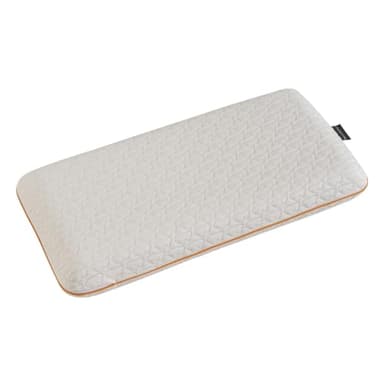 MEFOPILO Memory- Schaum- Kinderkopfkissen zum Schlafen 66x33x6 cm, Atmungsaktiv, Weich, Ergonomisches Kissen, Junge, Mädchen, viscoelastisches Kopfkissen, Weiß