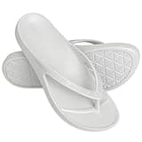 Lightfeet Arch Support Flip Flops,Australische Podologen Designed FlipFlops für Frauen & Männer verhindern müde schmerzende Beine, weiß, 40 2/3 EU