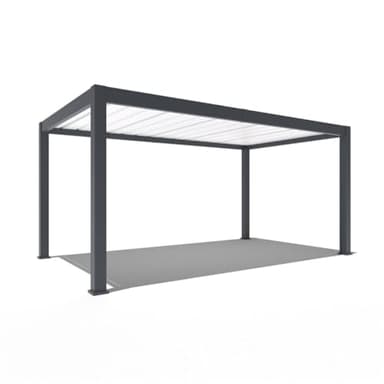 Weide Carport | Aluminium Pergola | 3 x 5,3 M | Garage, Autoüberdachung, anthrazit
