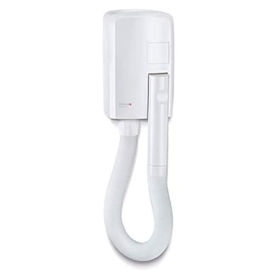 Valera Hotello Wandhaartrockner mit Schlauch, kompakt und kraftvoll, 1200 Watt, Farbe Weiß