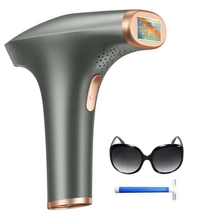 Haarlosy IPL Geräte Haarentfernung Laser - Schmerzfreie Haarentfernungsgerät mit 3 Erweiterte Funktionen HR/SC/RA, 9 Stufen, 999,900 Blitzen zu Hause für Frauen, Männer, Achseln, Bikini, Beine, Körper