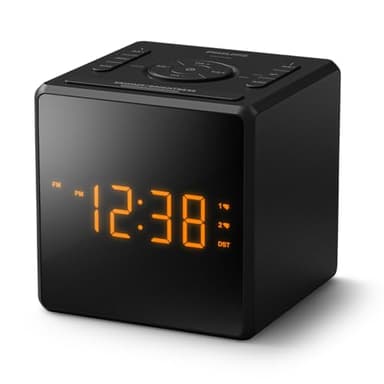 Philips TAR4500 Dual-Alarm FM Radiowecker mit USB-C-Ladeanschluss