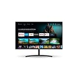 SPC Smart Monitor 24 – Monitor Android TV 24" Full-HD, integrierte Lautsprecher, Mobilfunkverbindung, ultraflaches Design, Fernbedienung, Zugang zu Streaming-Inhalten (Netflix, Prime Video, YouTube)