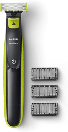 Philips QP2520/20 One Blade Rasierer, Bartschneider (abwaschbar, NiMH Technologie) hellgrün-dunkelgrau