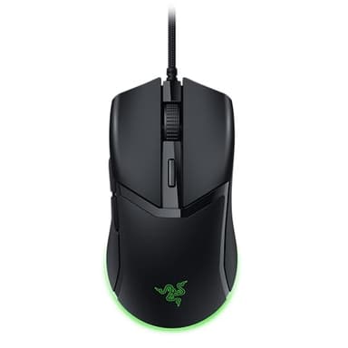 Razer Cobra - Leichte kabelgebundene Gaming-Maus mit Chroma RGB (Federleichte 57 g, Optische Maus-Switches der 3. Gen, Chroma-Beleuchtung mit Unterbodenbeleuchtung, Präzise Sensor-Anpassungen) Schwarz