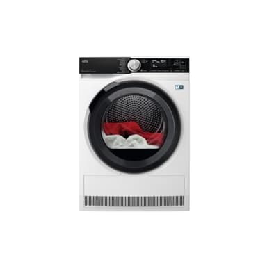 AEG WiFi Wärmepumpentrockner, Serie 9000, Punktgenaue Trockenergebnisse mit 3D-Scan Restfeuchteermittlung, Trommelbeleuchtung