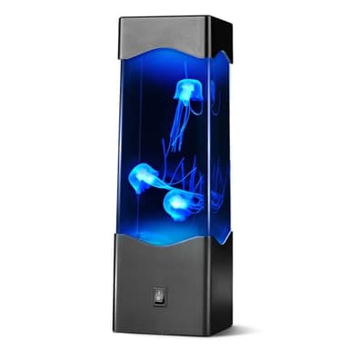 Faithorse Quallen Lamp, Lavalampe Quallenlampe Jellyfish Lamp Aquarium Lampe Quallen Aquarium Stimmungslampe Dekoration, Weihnachtsgeschenke für Männer Kinder Erwachsene