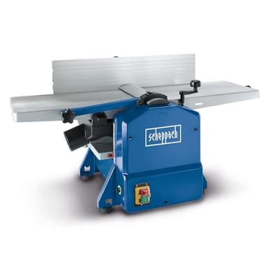 Scheppach Abricht- und Dickenhobelmaschine HMS1080 | 230V 1500 Watt | 2 HS-Hobelmesser | Hobelbreite 254 mm | Durchlasshöhe: 120mm | Messerdrehzahl 8500 min-1 | Spanabnahme max. 2mm