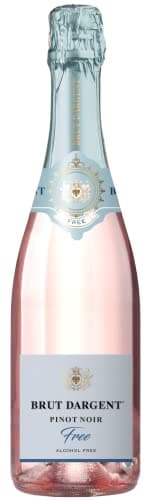 Brut Dargent Free Pinot Noir - Qualitativ hochwertiger Alkoholfreier Pinot Noir Rosé Sekt aus Frankreich - Ohne Alkohol (1 x 0.75 L)