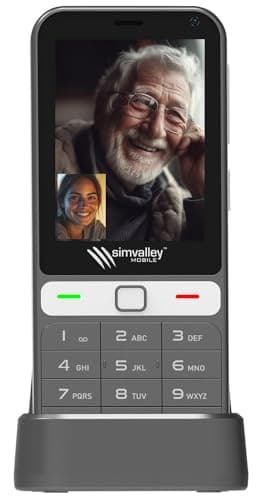 simvalley MOBILE Seniorenhandys: 4G-Senioren-Handy, Touchdisplay, Whatsapp, SOS-Funktion, GPS, Android (Seniorenhandy mit Whatsapp, Handy ohne Vertrag, Smartphones)