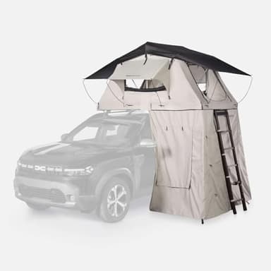 Dachzelt Track | 130 cm | für jedes Auto | 2 Personen | mit Leiter und Matratze | SUV, Jeep, PKW & Truck | günstig, Leistung | horntools