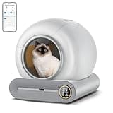 Katzenklo Selbstreinigend Katzentoilette Elektrische 68L, Automatisches Katzenklo Groß XXL, Niedriger Einstieg mit APP-Steuerung Elektrisches Katzenklo, für 2 Katzen Cat Selbstreinigendes Katzenklo