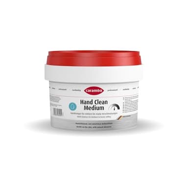 Caramba Hand Clean Medium, Handwaschpaste für Werkstatt und Garage, pH-hautneutrale Reinigung, Dermatologisch getestet, Biologisch abbaubar, 500 ml