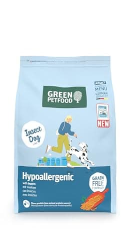 Green Petfood InsectDog Hypoallergen mit Insekten (1 x 3 kg) | Adult | Premium Trockenfutter für ausgewachsene allergische Hunde | getreidefrei | nachhaliges Hundefutter | German Quality | 1er Pack
