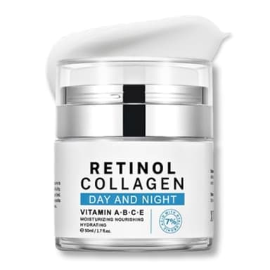 Retinol Creme Gesicht - Kollagen Creme für Gesicht - Anti Aging Creme Frauen Männer - Feuchtigkeitscreme Anti Falten Gesichtscreme Damen - Moisturizer Face Cream for Women mit Niacinamid