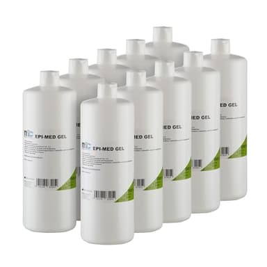 Medicalcorner24 IPL Gel Epimed, IPL Kontaktgel für Laser-Haarentfernung, Gel, 10 x 1 Liter, 10 x 1000ml