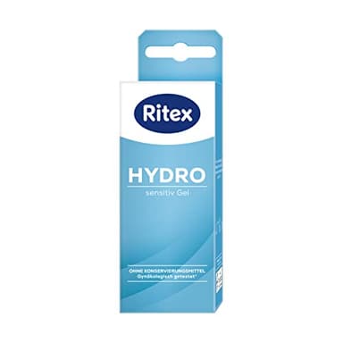 Ritex HYDRO GEL, Sensitiv Gleitgel wasserbasiert, 06149200000 Transparent, 50 ml