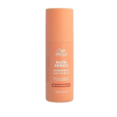 Wella Professionals Invigo Nutri Enrich Wonder Balm – Anti Frizz Curl Cream mit Vitamin E für lebendige Locken – Leave In Conditioner Curly Hair – 150 ml