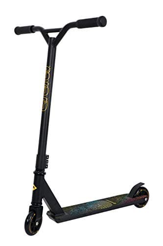 Schildkröt® Stunt Scooter 360, Stuntscooter aus Aluminium, wertiges Einstiegsmodell für die ersten Tricks und Stunts, 100mm PU Räder, Design: Space, 510471, schwarz