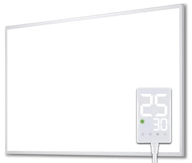 Heidenfeld Infrarotheizung HF-HP100-3 | 𝟭𝟬 𝐉𝐀𝐇𝐑𝐄 𝐆𝐀𝐑𝐀𝐍𝐓𝐈𝐄 - 600 Watt - Bis 16 m² - Infrarot Heizkörper - Elektroheizung mit Thermostat - Überhitzungsschutz (HF-HP100-3 600 Watt)