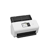 Brother ADS-4500W, Flexibler Dokumentenscanner mit USB, LAN und WLAN, Duplex Scan, Touchscreen, ADS4500WRE1, Weiß