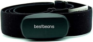 Heartbeat Bluetooth & ANT+ -Brustgurt Herzfrequenzmesser HRM Sensor Herzfrequenz Messer Pulsgurt, EKG-Messung Wasserdicht Kompatibel mit Wahoo, Elite HRV, Rouvy, Adidas Run, Kinomap, Pulsoid