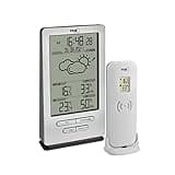 TFA Dostmann Funk Wetterstation Xena, 35.1162, mit Außensensor, Innen und Außentemperatur, mit Wettervorhersage, inkl Funkuhr, Luftfeuchte, zum Stellen/Hängen