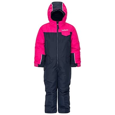 icefeld Schneeoverall/Skianzug pink in Größe 122/128
