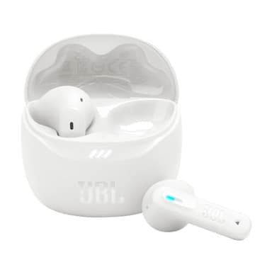 JBL Tune Flex 2, Kabellose Bluetooth-In-Ear-Ohrhörer mit Noise-Cancelling, 48 h Wiedergabezeit, IP54 wasser - und staubgeschützt, Multipoint-Verbindung, Ergonomisches Design, Weiß
