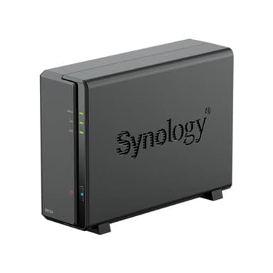 Synology DS124 1-Bay Diskstation NAS (Realtek RTD1619B 4-Core 1.7 GHz 1GB DDR4 RAM 1xRJ-45 1GbE LAN-Port) 4TB Bundle mit 1x HAT3300-4T