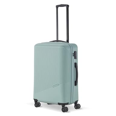 Travelite 4-Rad Hartschalenkoffer mittelgroß 65 Liter, Gepäck Serie Bali: ABS Hartschalen Trolley mit TSA Kombinationsschloss, 67 cm