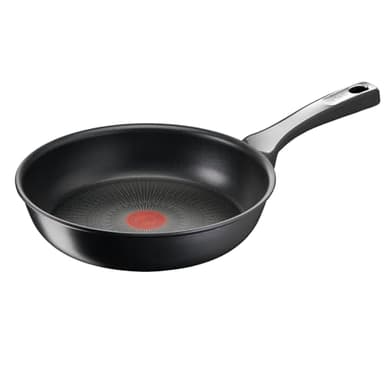 Tefal Unlimited On Bratpfanne 28cm hoher Rand, Pfanne Induktion mit kratzfester Titanium Antihaft-Beschichtung, Thermo-Signal bei idealer Brattemperatur, geeignet für alle Herdarten, G25906